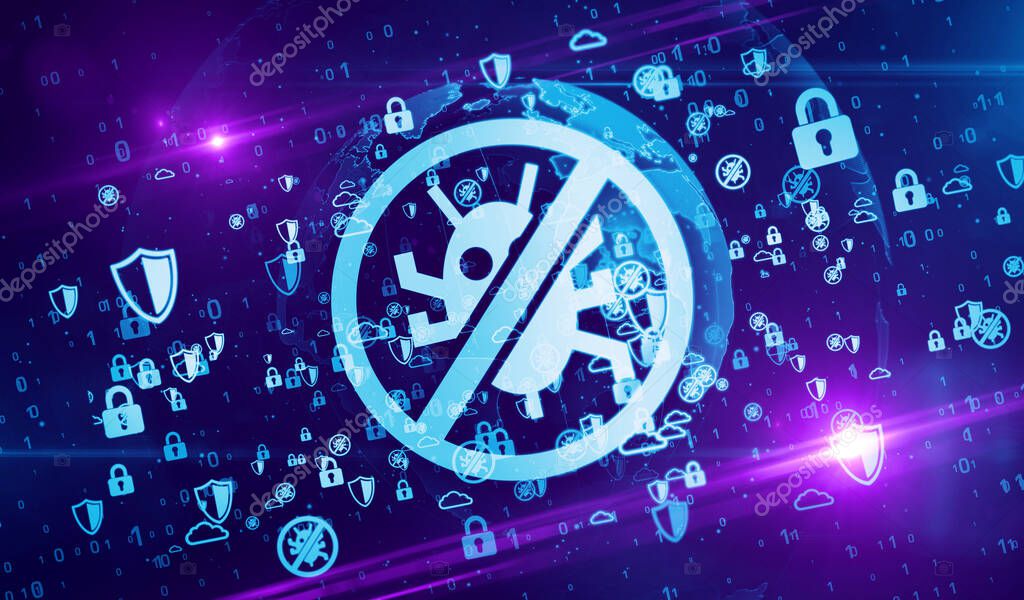 Schild-Symbol für IT-Sicherheit