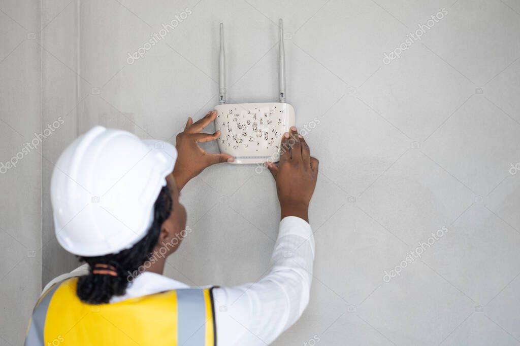 Router mit WLAN-Symbol